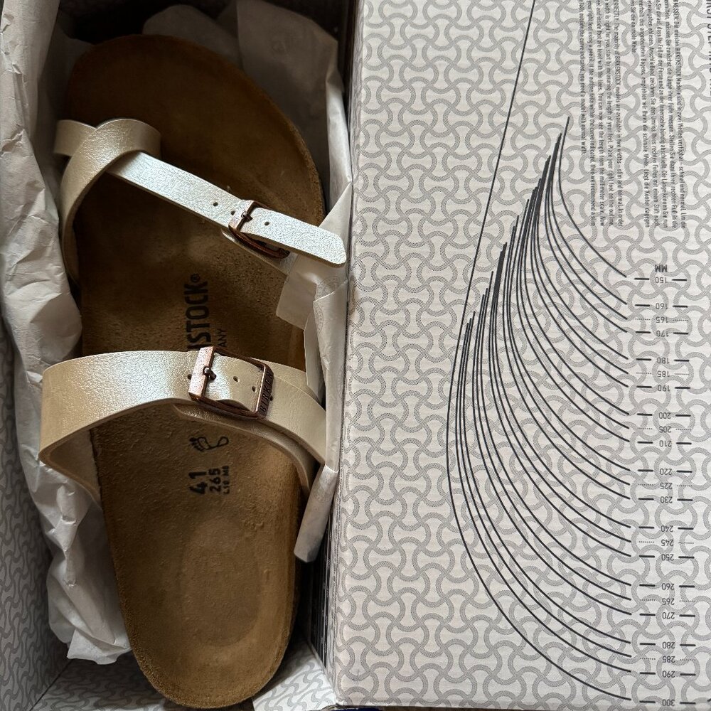 Birkenstock Mayari Graceful Pearl, Brand New, size 10 / 41